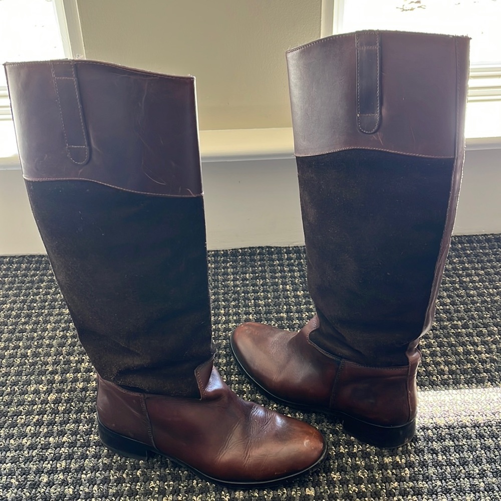 Steve Madden leather sued boot size 9